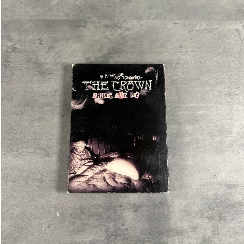 The Crown 14 Years of Tomorrow Triple DVD Set Metal Blade Records EUC